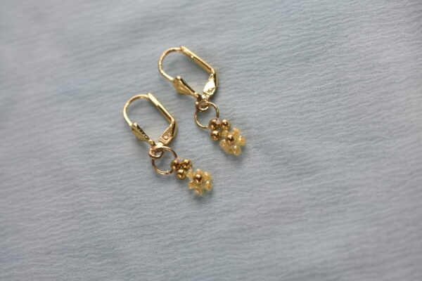 Yellow Flower Earrings