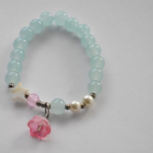 Aqua Pearl Blossom Bracelet 🌊🌸✨