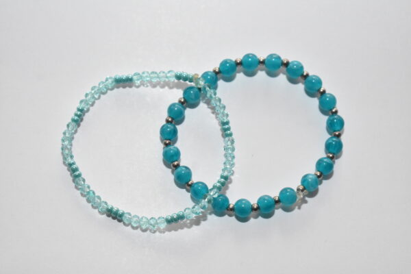 💎 Aqua Elegance Bracelet Set 🐚🌿💎