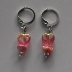 Pink Heart Dangles 🎀✨