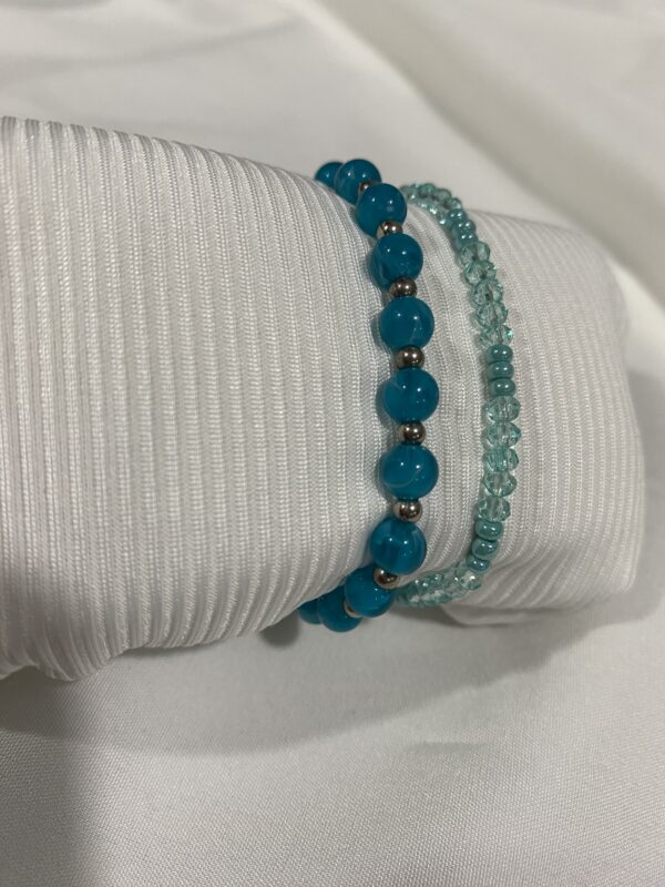 💎 Aqua Elegance Bracelet Set 🐚🌿💎