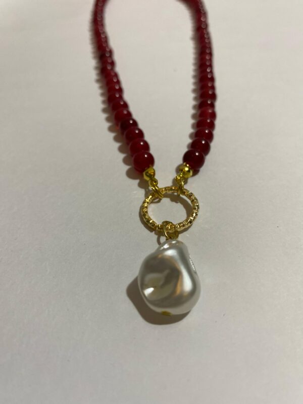 Crimson Charm Necklace