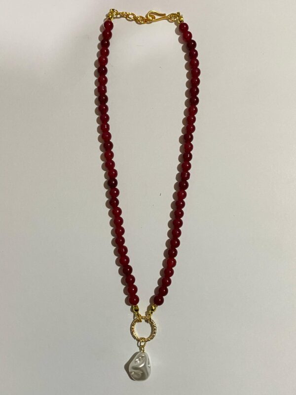 Crimson Charm Necklace