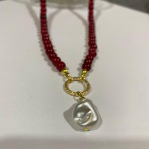 Crimson Charm Necklace