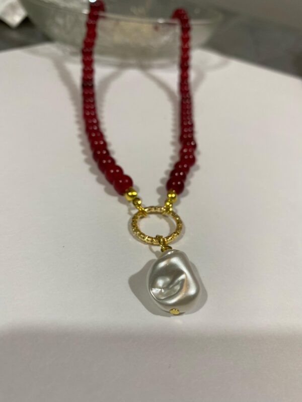 Crimson Charm Necklace